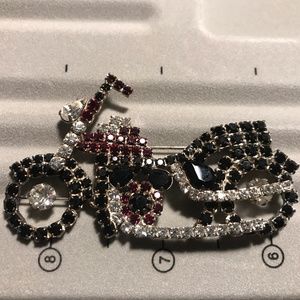Vintage Motorcycle brooch